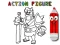 Juego Back To School: Action Figure Coloring en línea