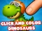 Juego Click And Colors Dinosaurs en línea