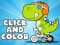 Juego Click And Color Dinosaurs en línea