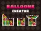 Juego Balloons Creator en línea