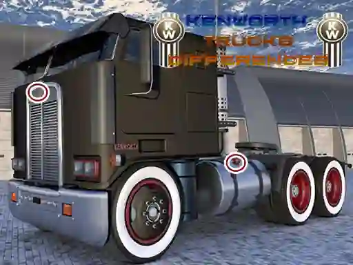 Juego Kenworth Trucks Differences en línea