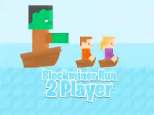 Juego Blockminer Run  2 player en línea