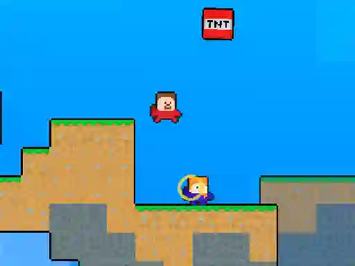 Juego Steve vs Alex Rocketman en línea