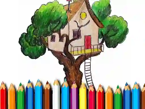 Juego Tree House Coloring Book en línea