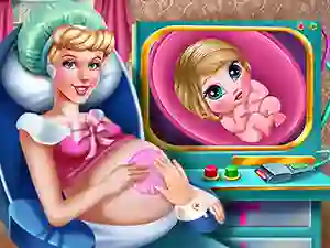 Juego Cinderella Pregnant Check-Up en línea