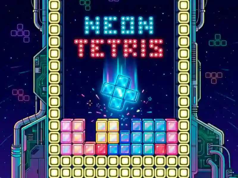 Juego Neon Tetris en línea