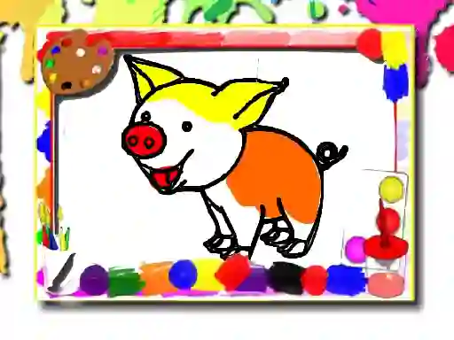 Juego Pigs Coloring Book en línea