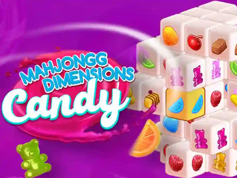 Juego Candy 3D Mahjong en línea