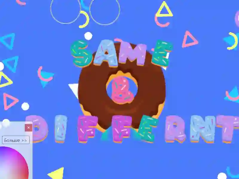 Juego Same & Different Donut en línea