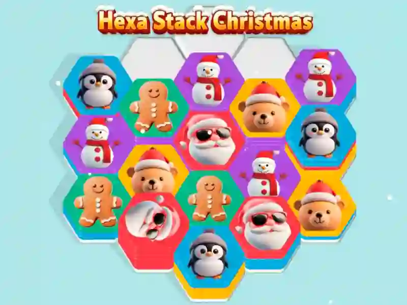 Juego Hexa Stack Christmas en línea