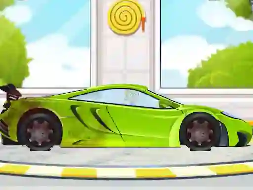 Juego Sports Car Wash 2D en línea