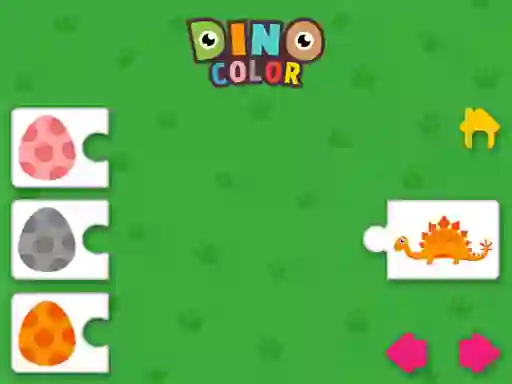 Juego Dino Color en línea