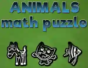 Juego Animals Math Puzzles en línea