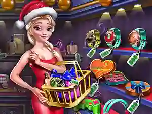 Juego Ice Queen Shopping Xmas Gift en línea
