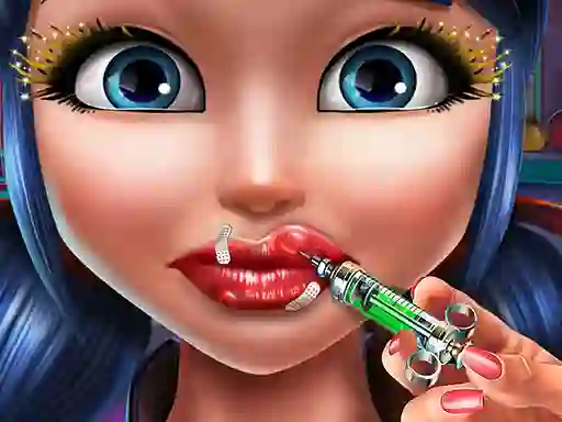 Juego Dotted Girl Lips Injections en línea