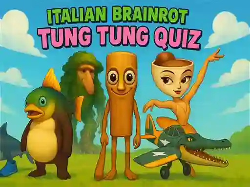 Juego Italian Brainrot tung Tung Quiz en línea