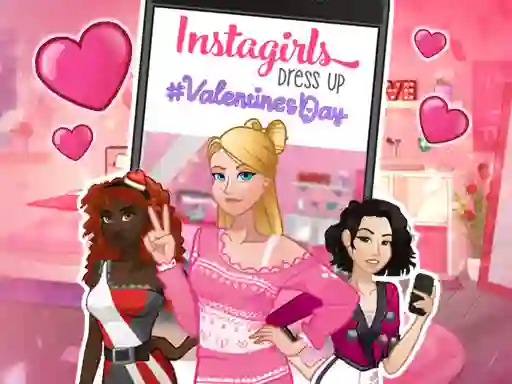 Juego Instagirls: Valentine Dress Up en línea