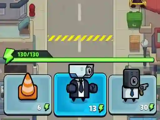 Juego Toilet fight Police vs zombie en línea