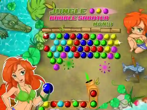 Juego Jungle Bubble Shooter Mania en línea