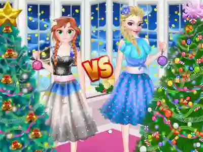 Juego Ellie VS Annie Christmas Tree en línea