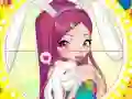 Juego Winx bunny style: Round Puzzle en línea