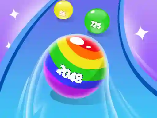 Juego 2048 Run Gorgeous Balls en línea