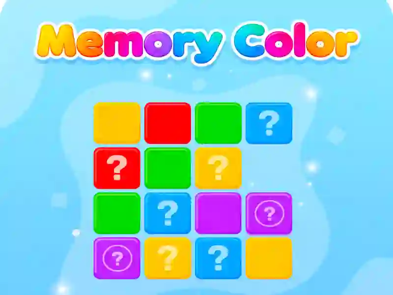 Memory Color 🕹️ Juega en línea en SGameS