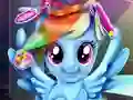 Juego Rainbow pony real haircuts en línea