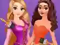 Juego Disney Princesses Rainbow Dresses en línea
