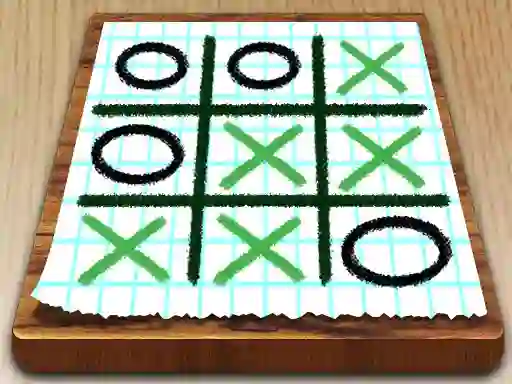 Juego Tic Tac Toe Paper Note en línea