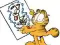 Juego Garfield connects the dots en línea