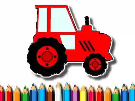 Juego Easy Kids Coloring Tractor en línea