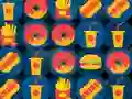 Juego Fast Food Match 3 en línea