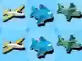 Juego Big Fast Airplanes Match 3 en línea