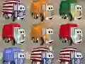 Juego Garbage Trucks Matching en línea
