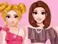Juego Trendy Ruffle Crop Top Dress Up en línea