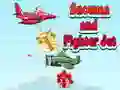 Juego Snowman and Fighter Jet en línea