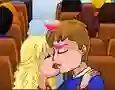 Juego Yellow Bus Kiss en línea