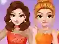 Juego Princesses Ice Skating Dress Up en línea