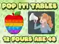 Juego Pop It  Tables en línea