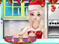Juego Frozen Christmas Cupcake Maker en línea