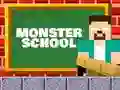 Juego Monster School: Roller Coaster & Parkour en línea