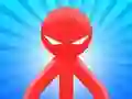 Juego Red Stickman vs Monster School en línea