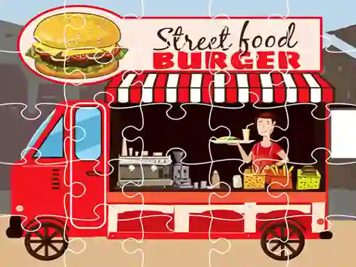 Juego Burger Trucks Jigsaw en línea