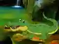 Juego Crocodile Waterfalls Forest Escape en línea