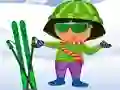 Juego Dora Ski Dress up en línea