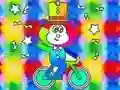 Juego Coloring Book: Monkey Rides Unicycle en línea