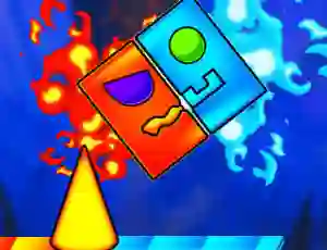 Juego Fire And Water Geometry Dash en línea