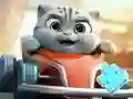 Juego Jigsaw Puzzle: Cat Racing Driver en línea