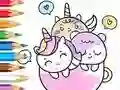 Juego Coloring Book: A Cup Of Unicorn en línea
